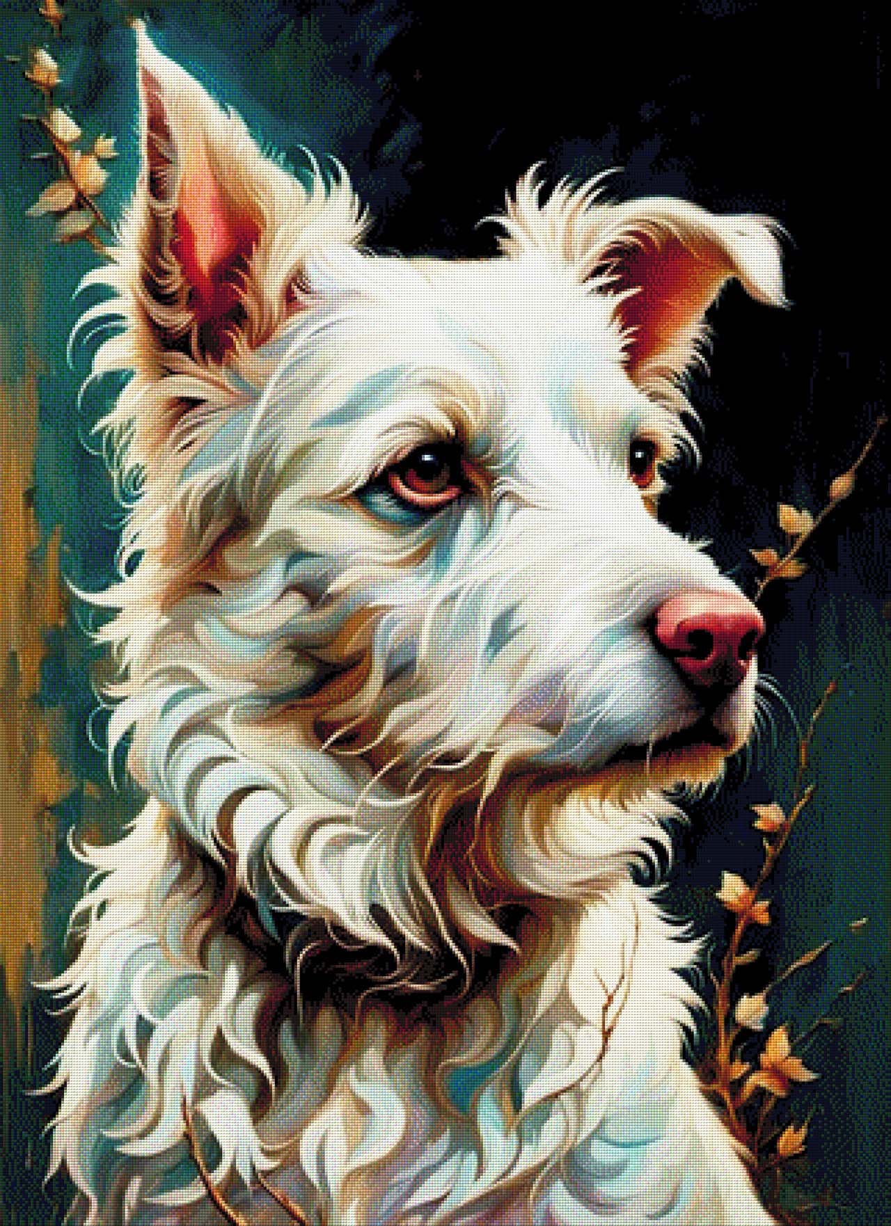 Sir Henry der Terrier - Diamond Painting
