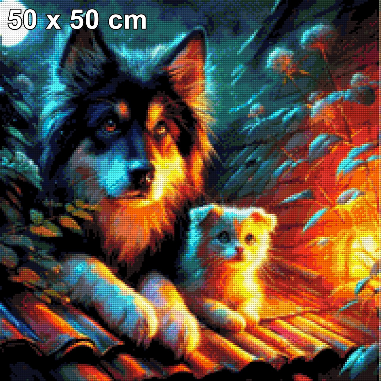 Bello & Mietz, Hund & Katz - Diamond Painting