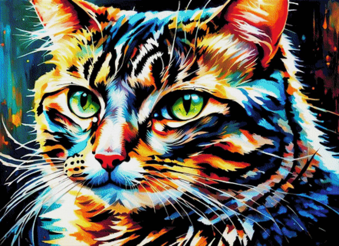 Tigerkatze - Diamond Painting
