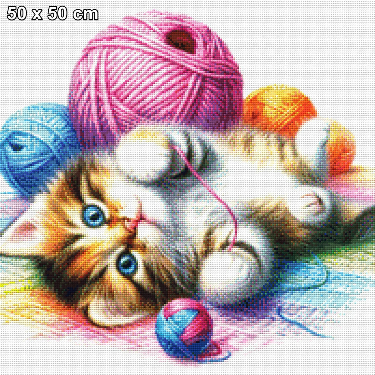 Süßes Wollknäuel - Diamond Painting