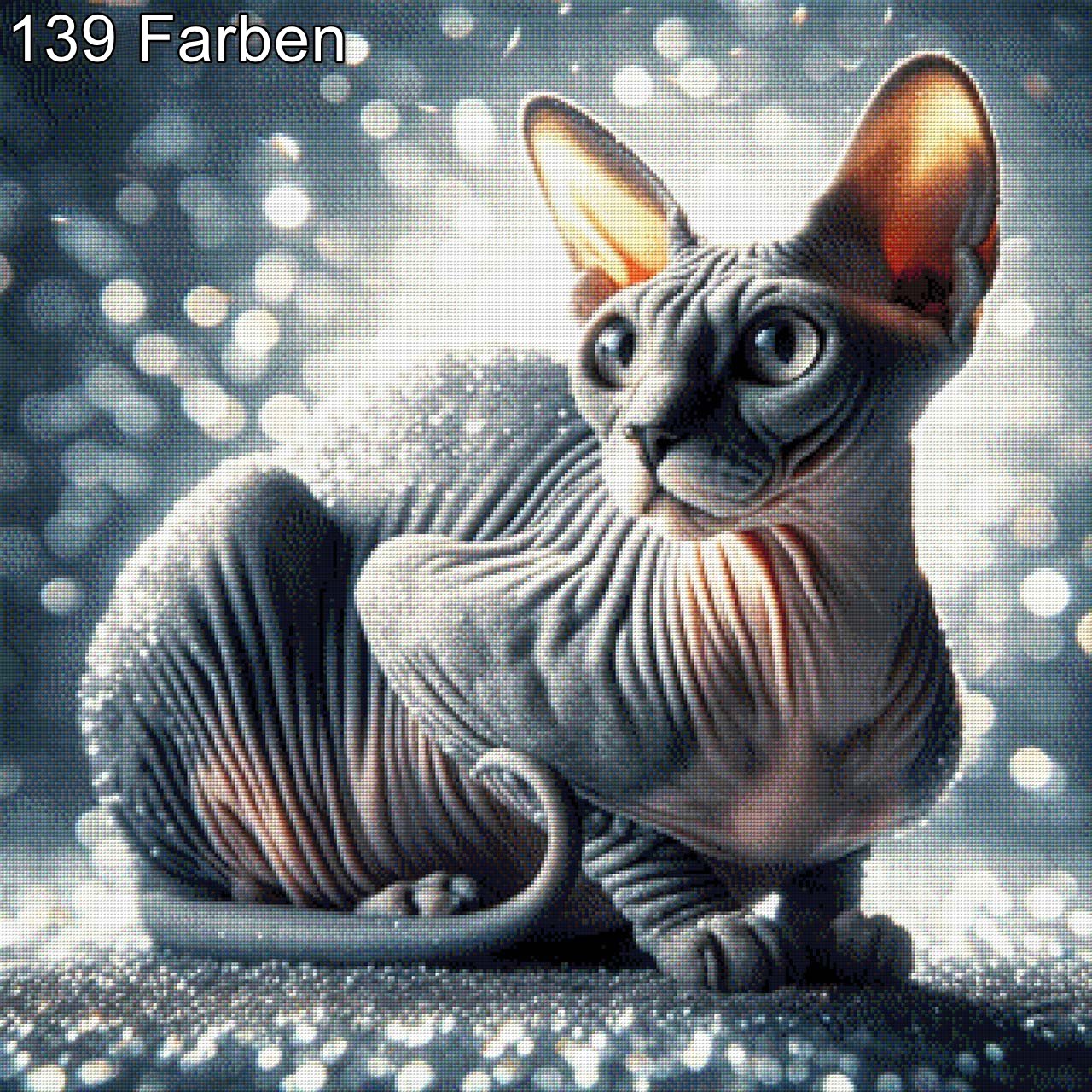Sphynx Katze - Diamond Painting