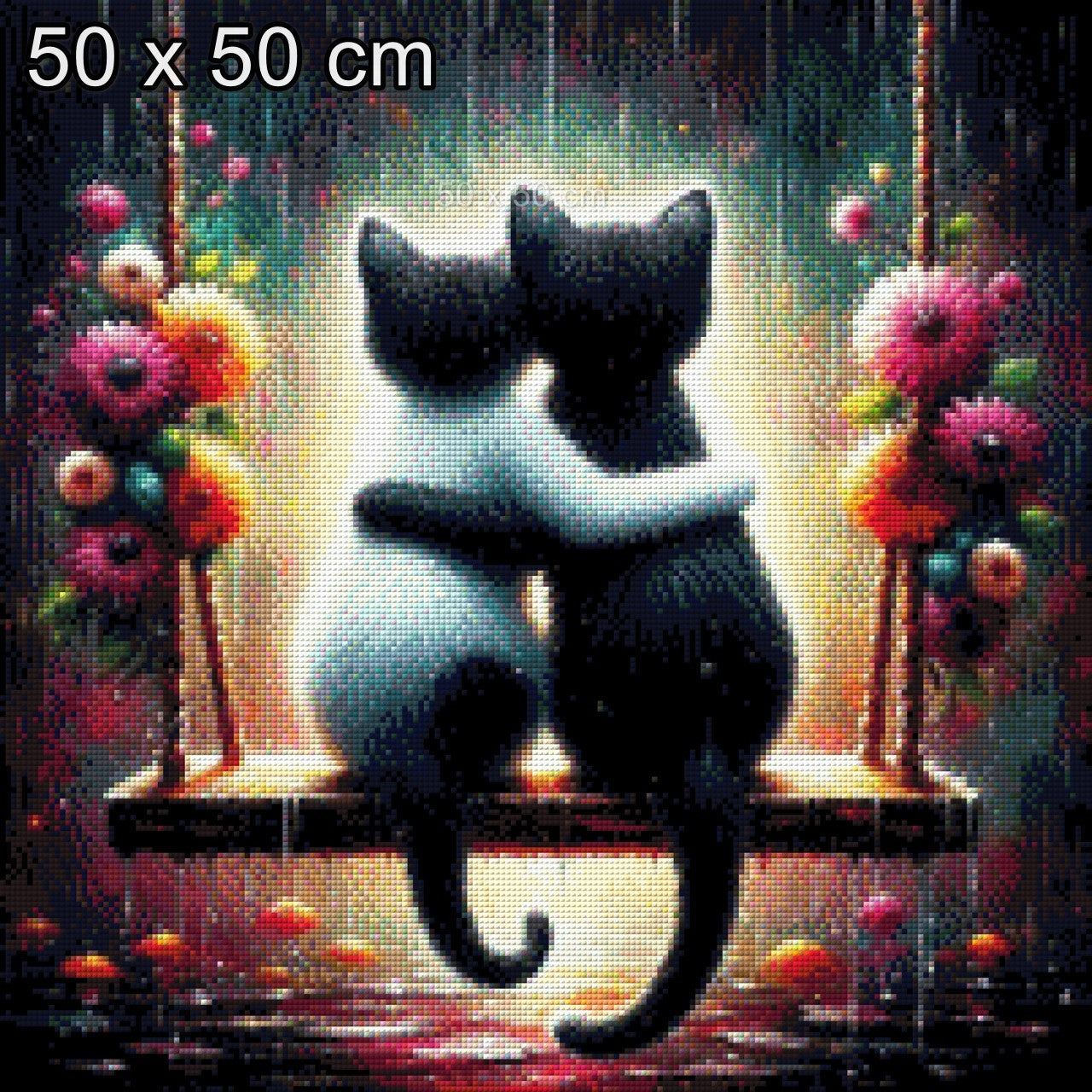 Cats in the Rain - Diamond Painting