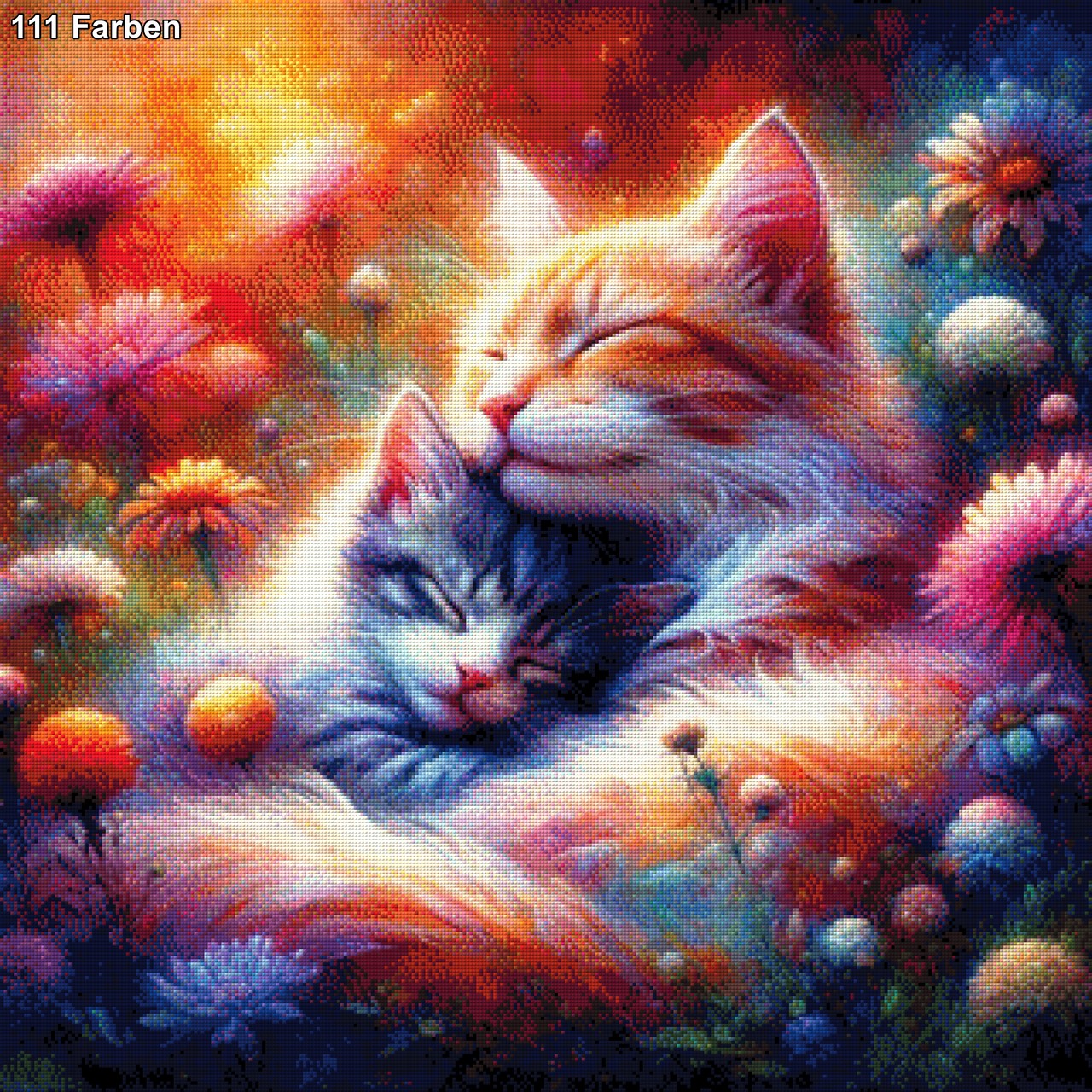 Relaxing Cats - Diamond Painting