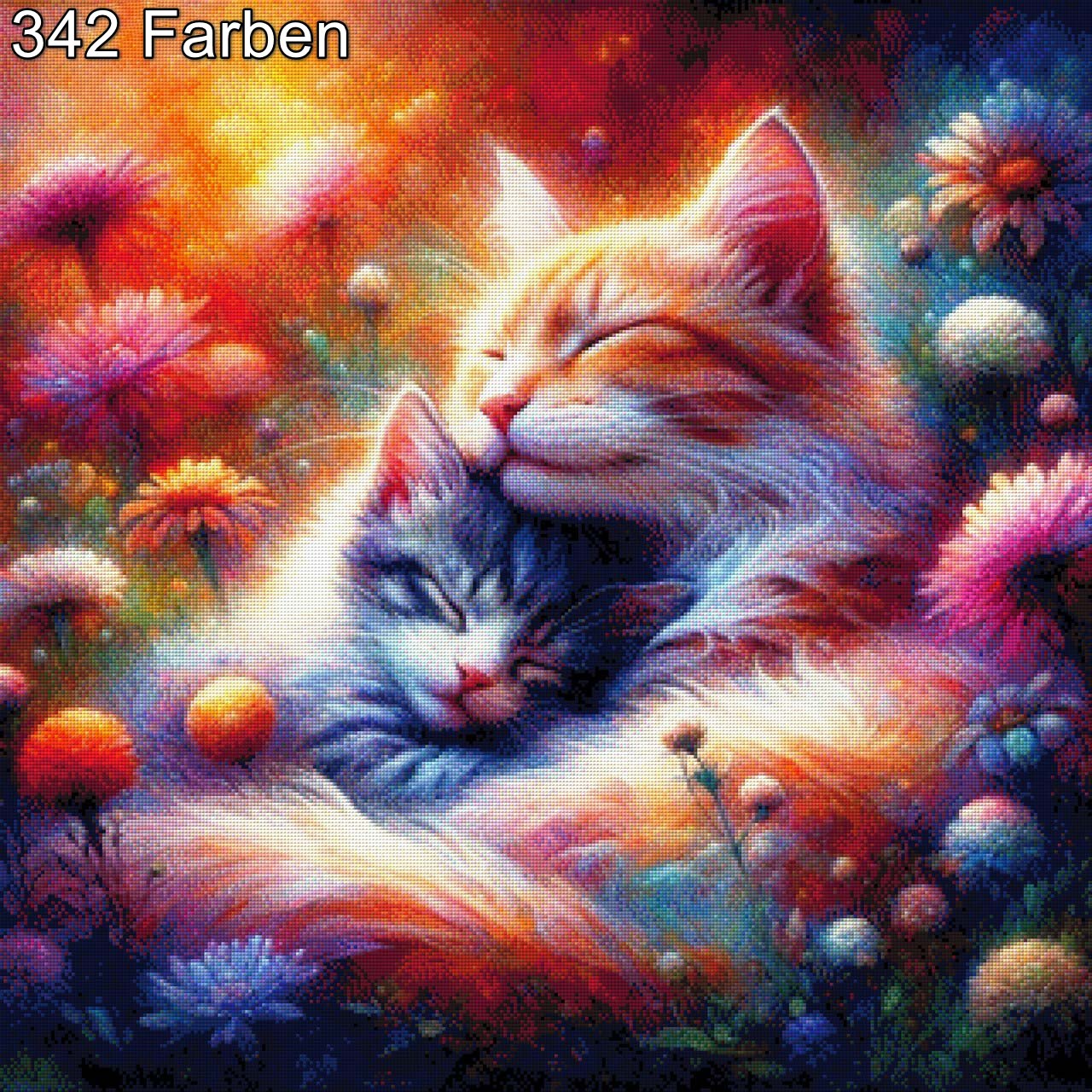Relaxing Cats - Diamond Painting