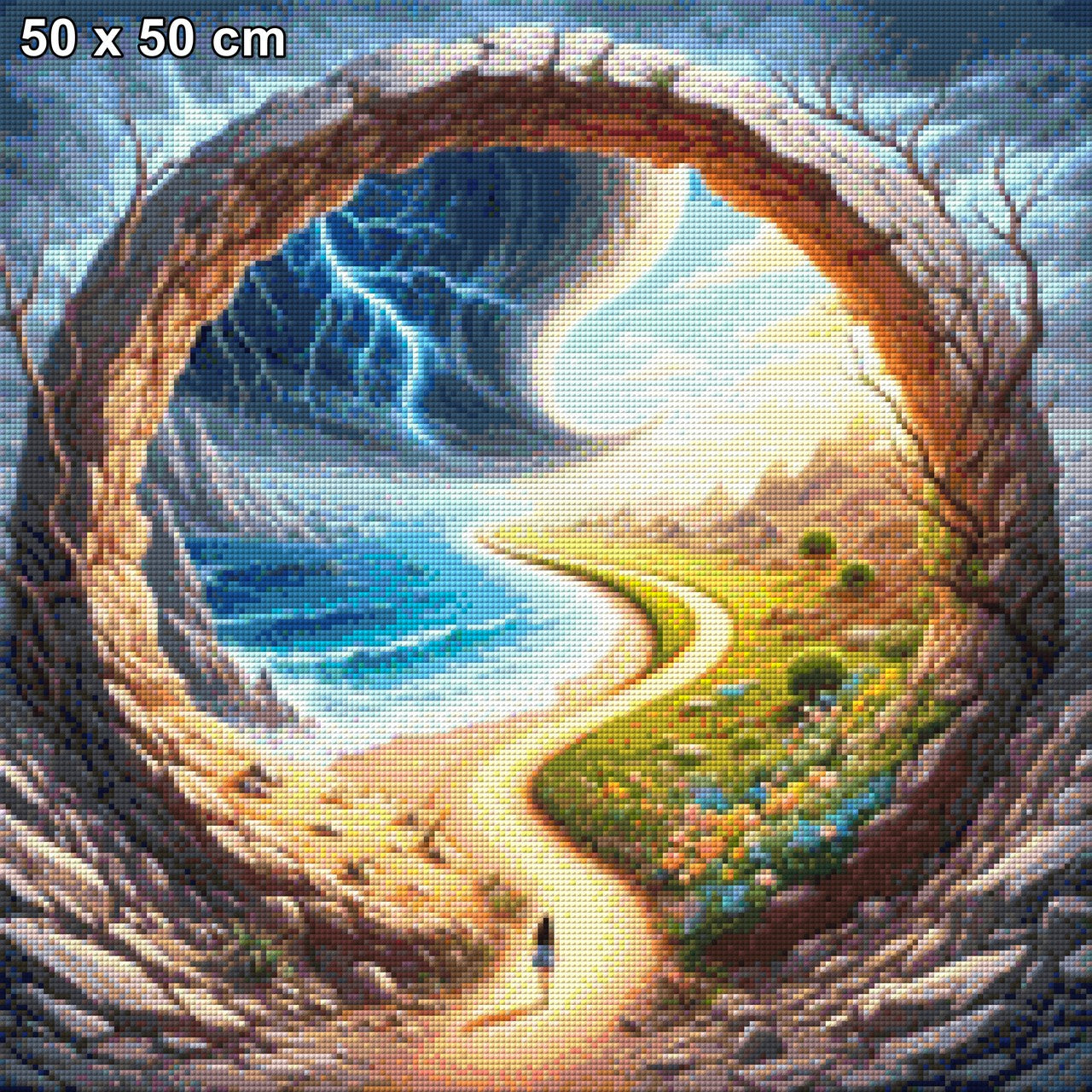 Tor zur Welt - Diamond Painting