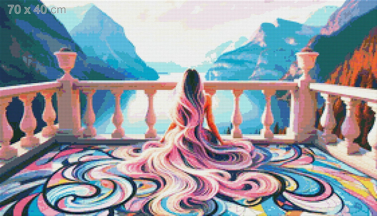 Die Aussicht - Diamond Painting