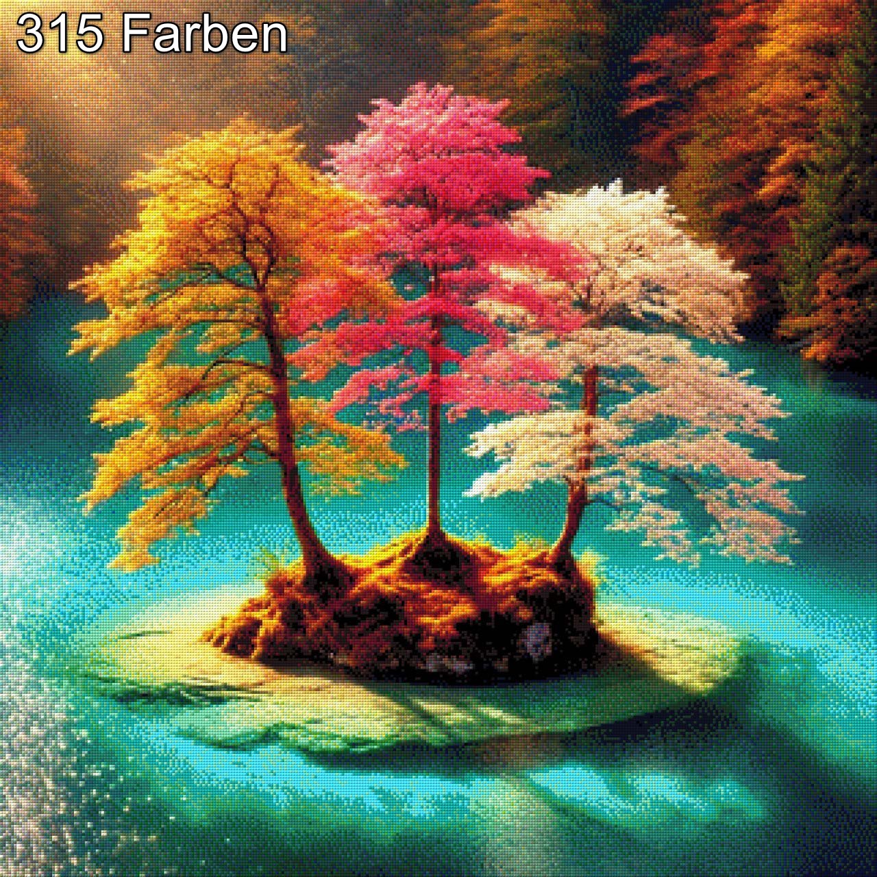 Kleine Insel - Diamond Painting
