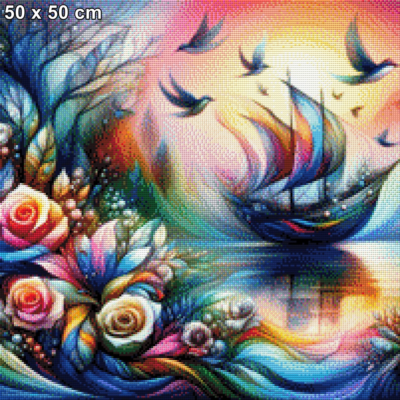 Fantasy Boat - Diamond Painting
