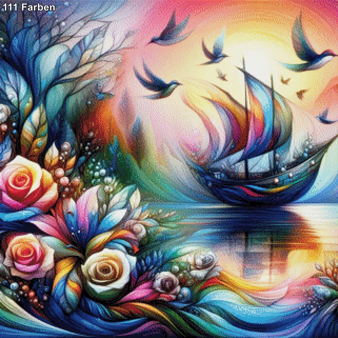 Fantasy Boat - Diamond Painting