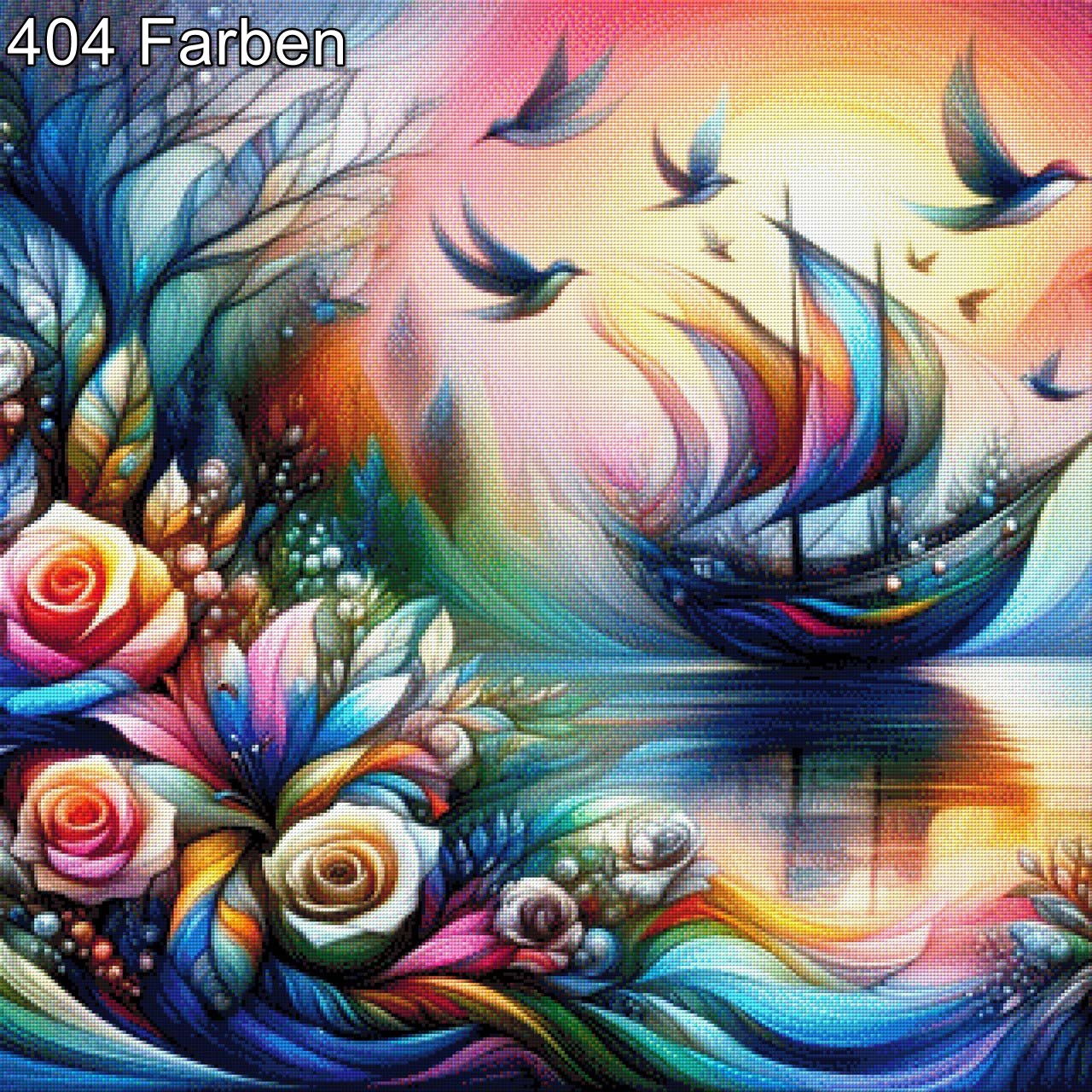 Fantasy Boat - Diamond Painting