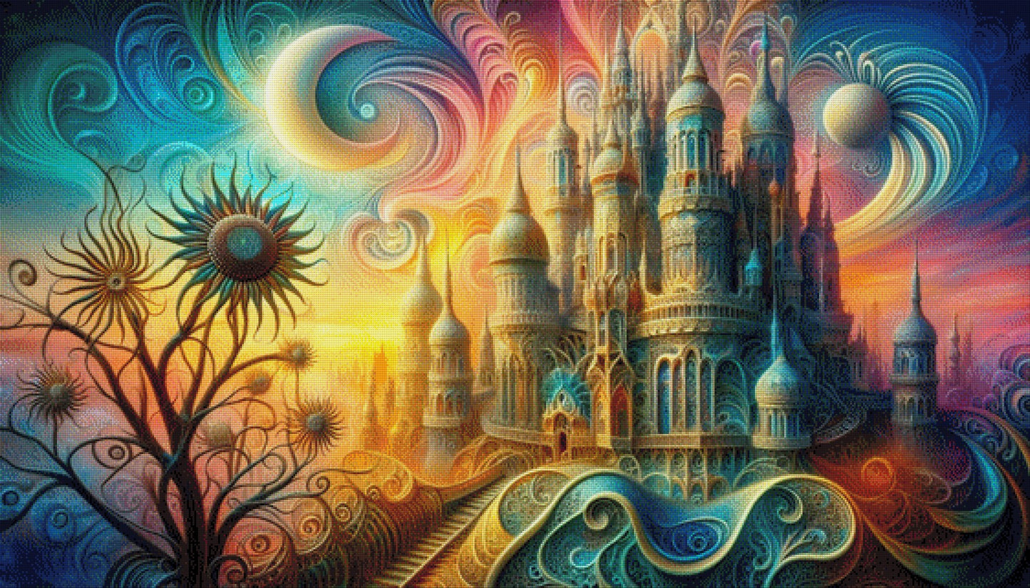 Das Märchenschloss - Diamond Painting