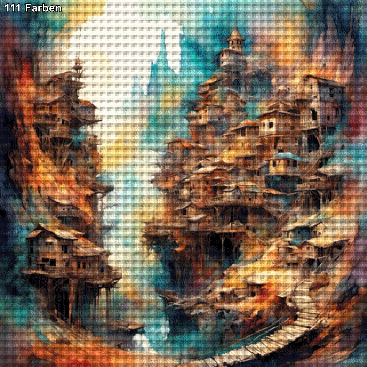 Die Schlucht - Diamond Painting