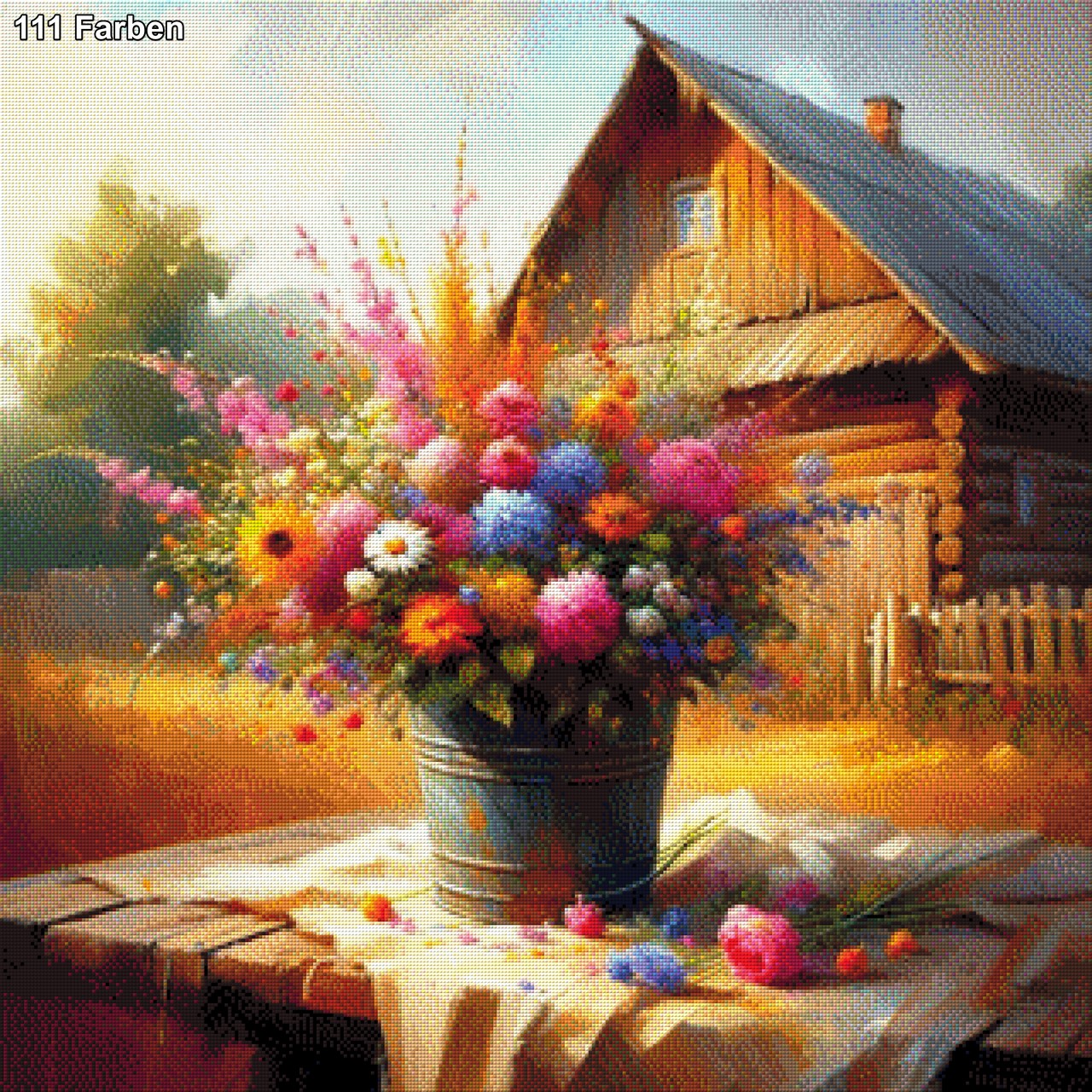 Ländliche Idylle - Diamond Painting