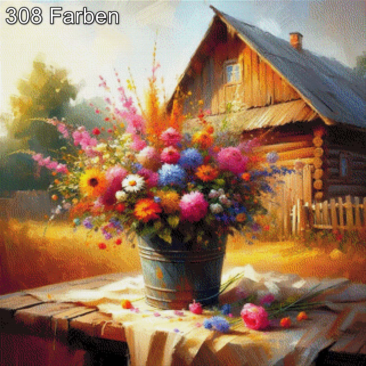 Ländliche Idylle - Diamond Painting