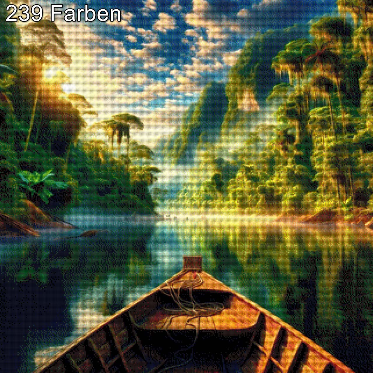 Auf dem Amazonas - Diamond Painting