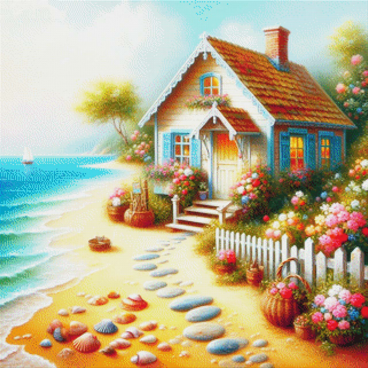 Beach House - Diamond Painting