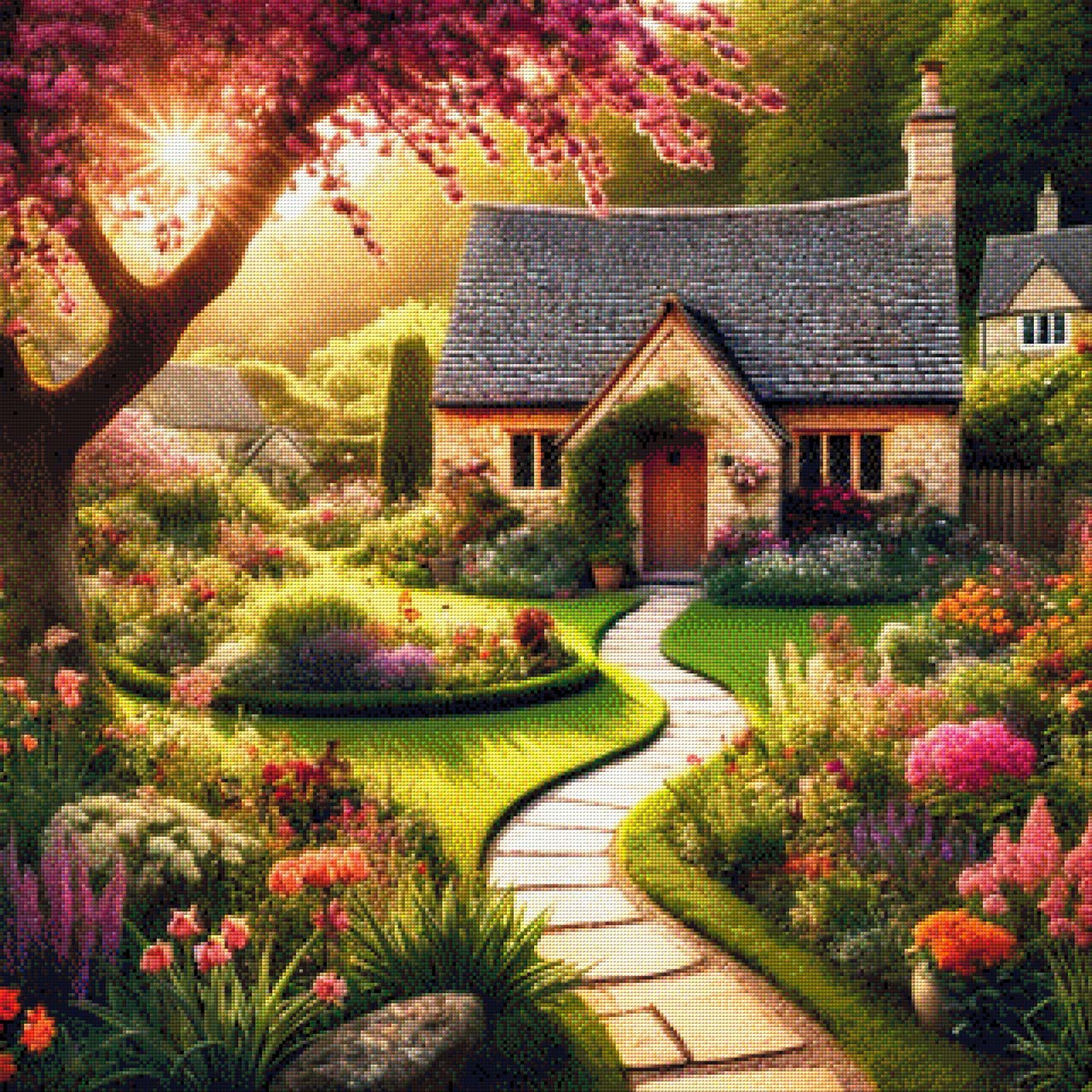 Natur Paradies - Diamond Painting