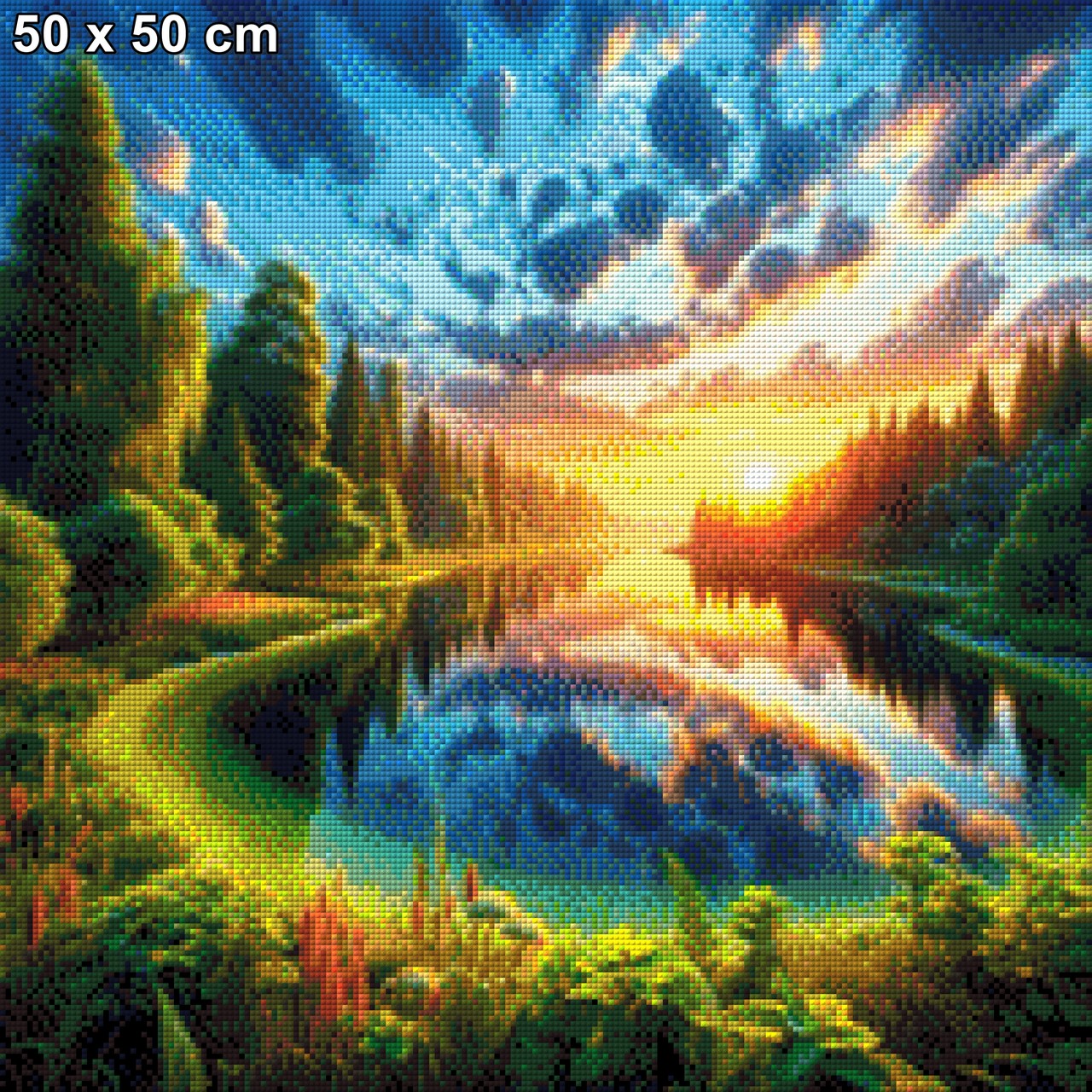 Romantik am See - Diamond Painting