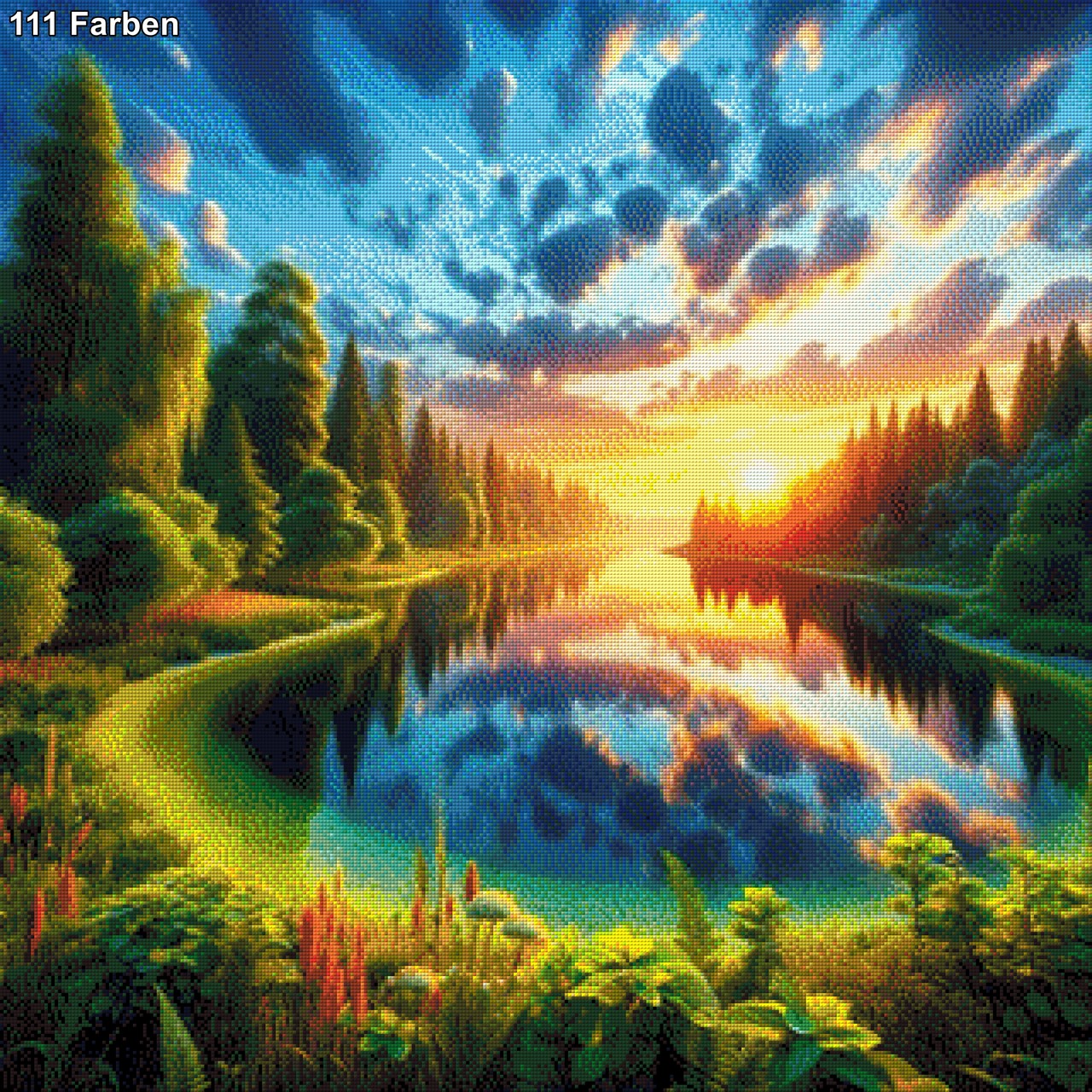 Romantik am See - Diamond Painting