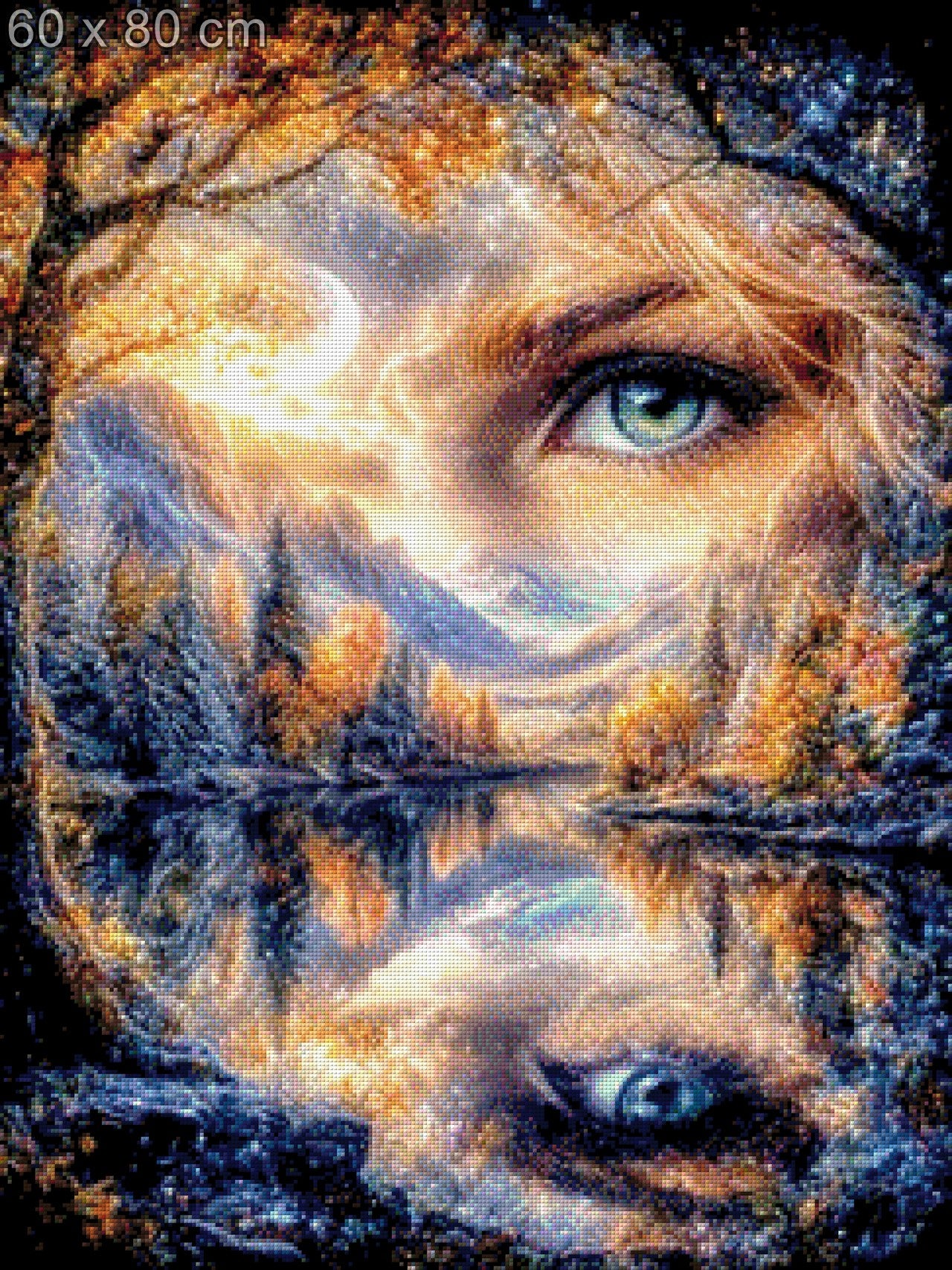 5D Diamond Painting - Auge des Himmels
