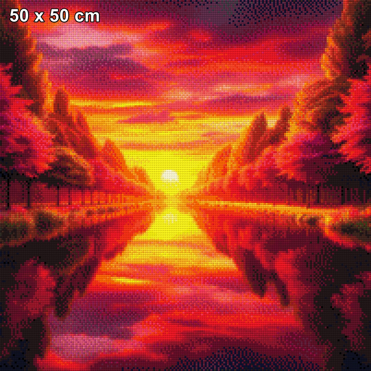 Abendrot in Vollendung - Diamond Painting