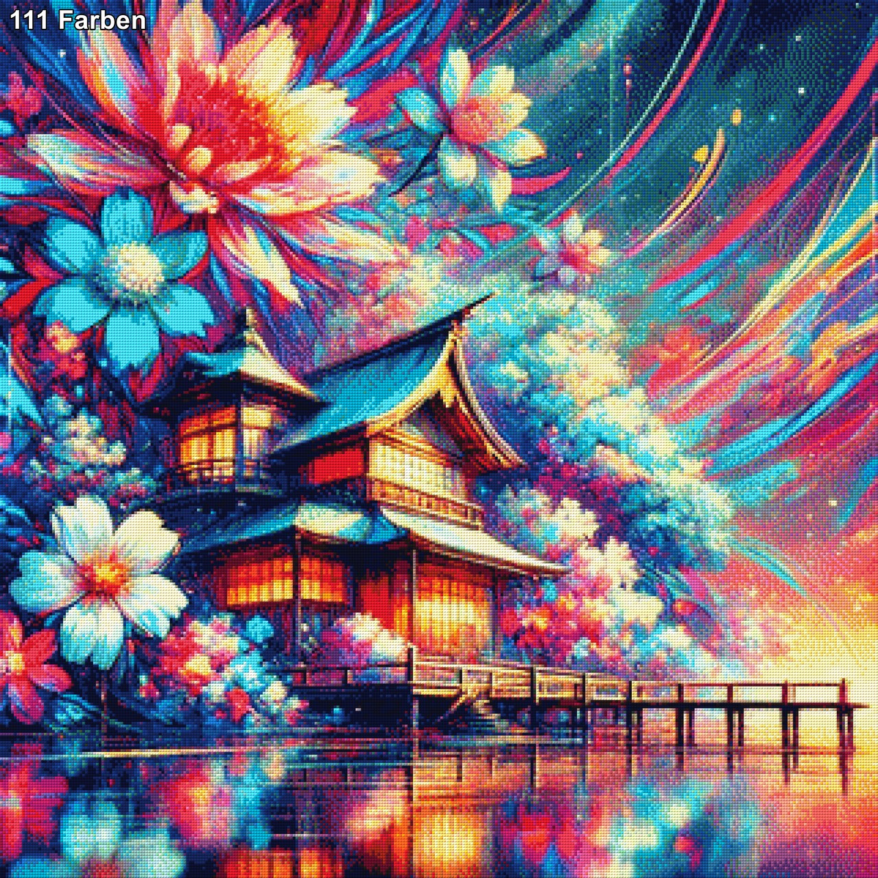 Japanisches Haus - Diamond Painting