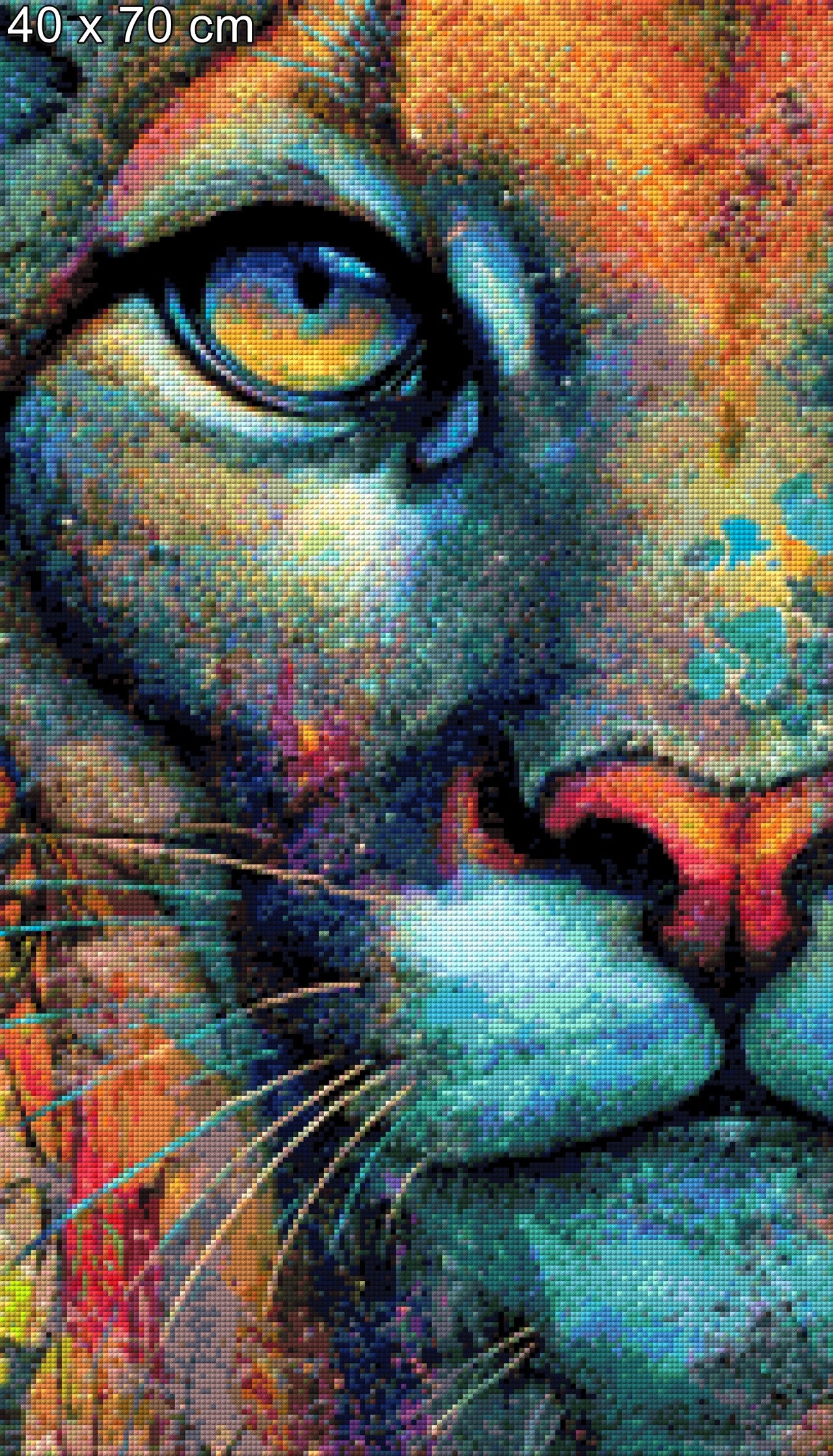 Bunter Puma - Diamond Painting