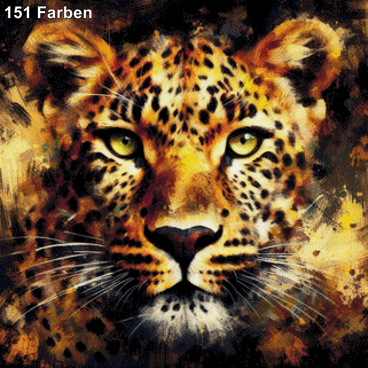 Leopard Portrait - Diamond Painting