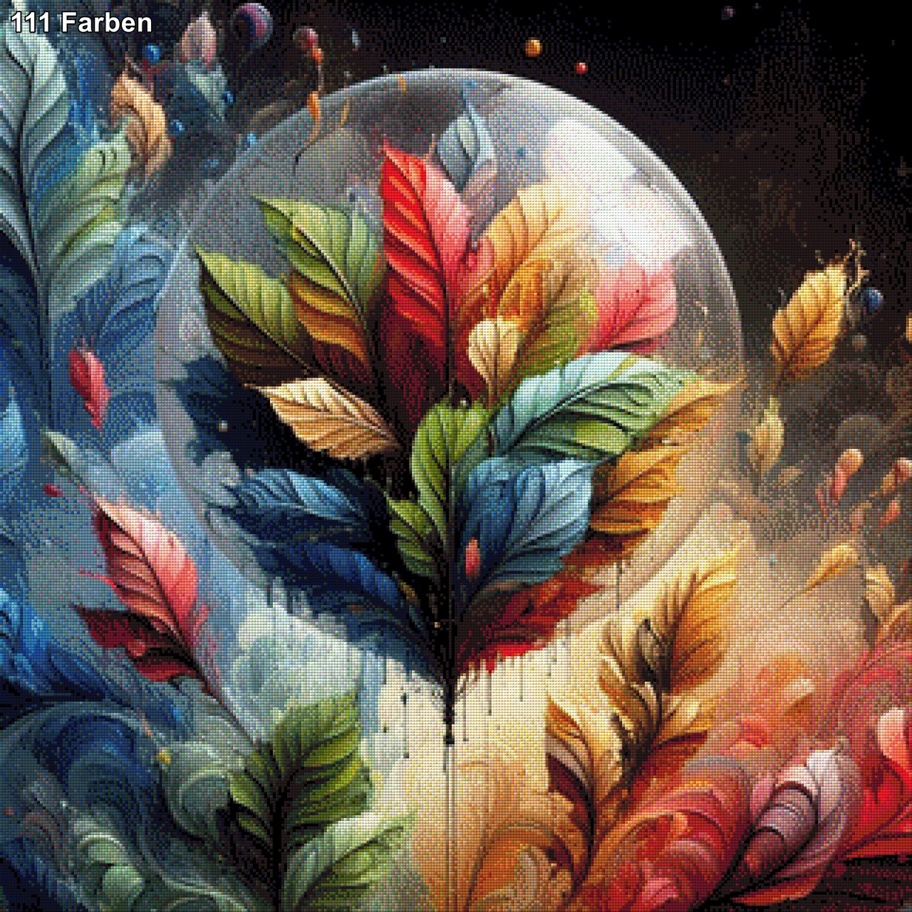 Herbst Balloon - Diamond Painting