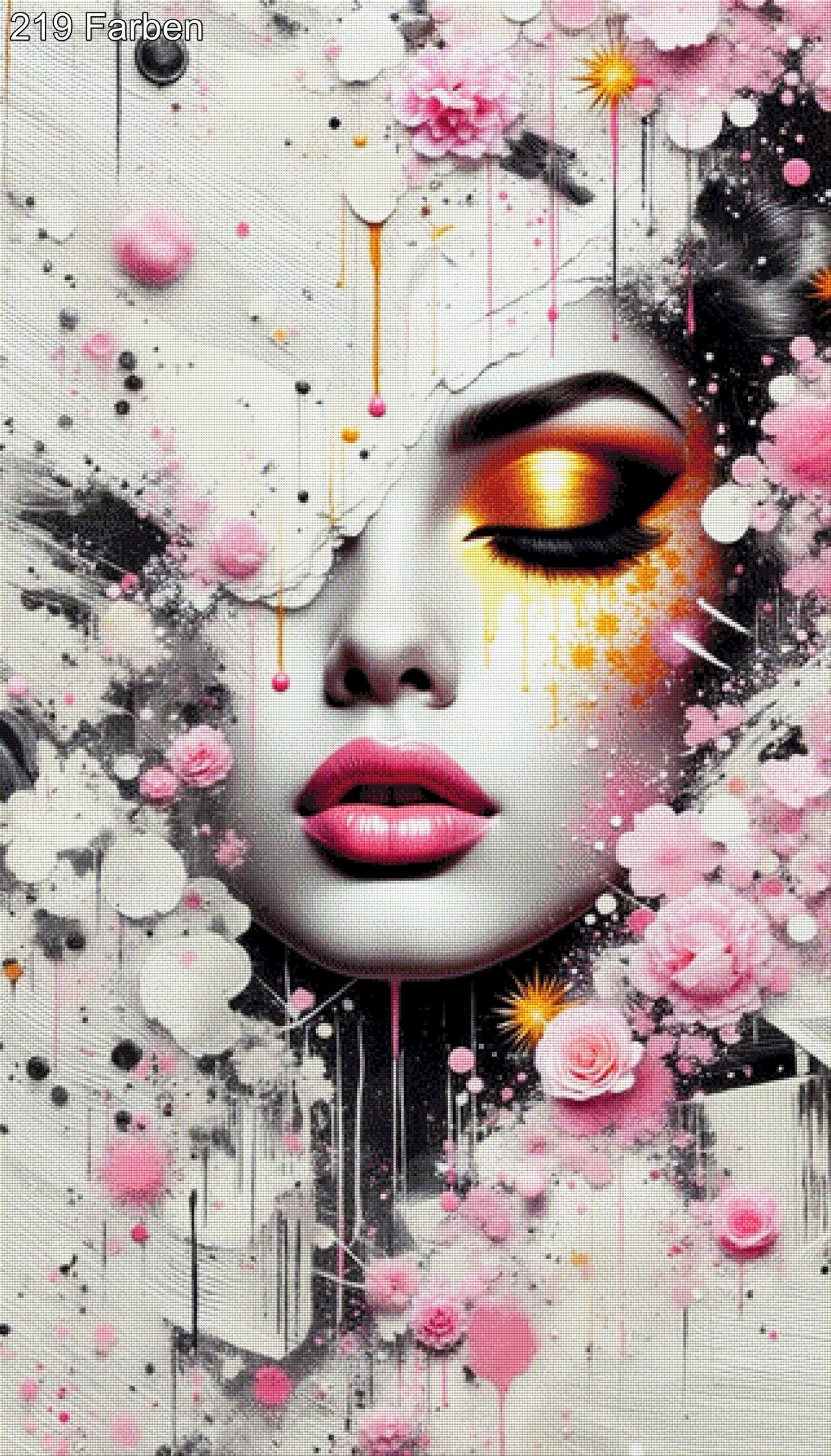 Face in the Wall - Diamond Painting