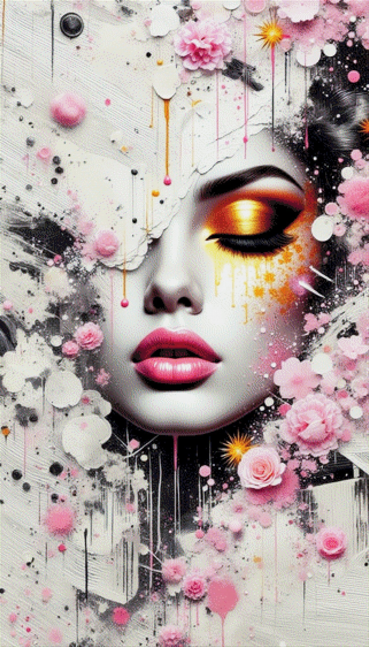 Face in the Wall - Diamond Painting