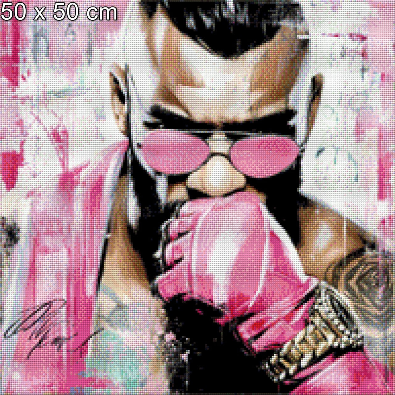 Sir Pink - Diamond Painting