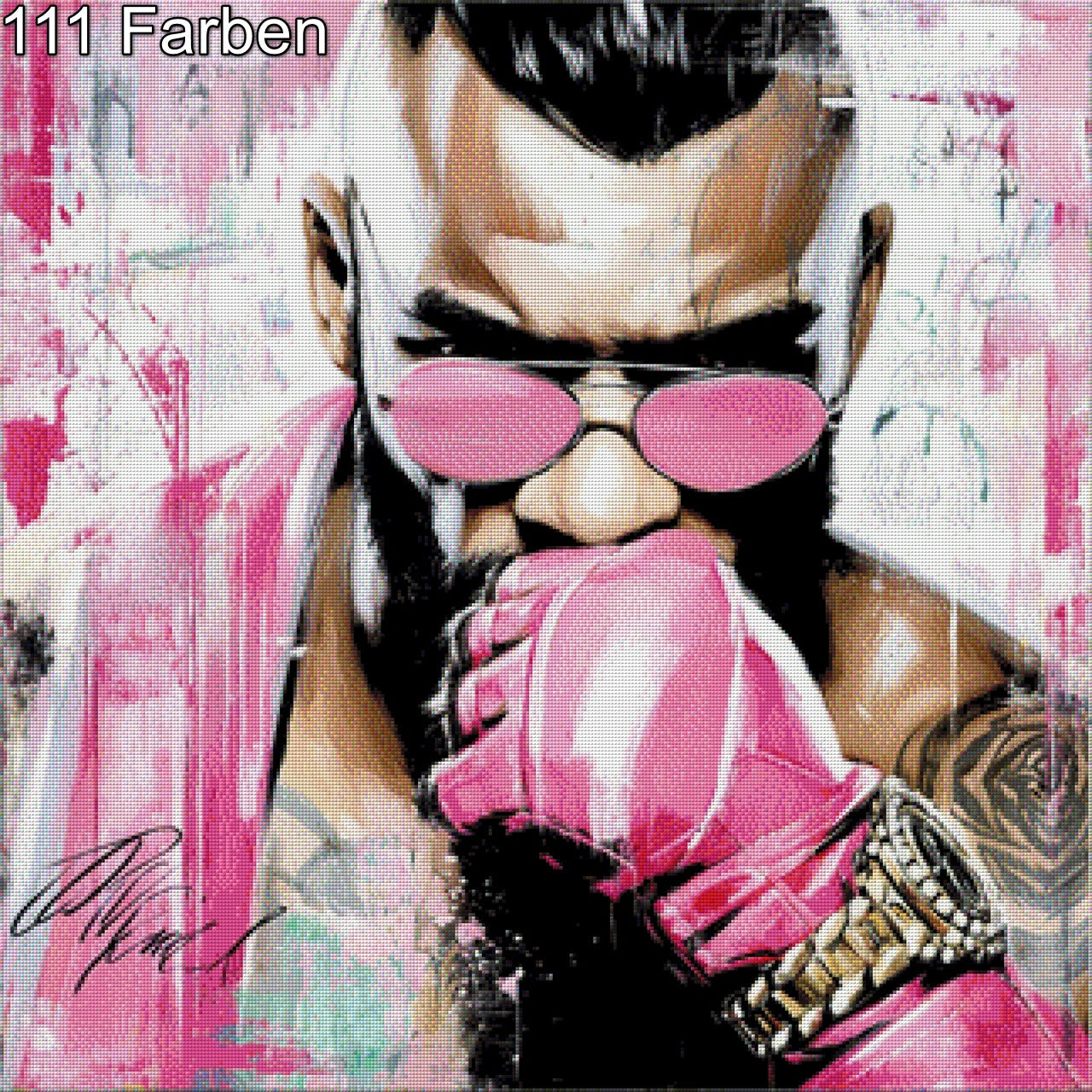 Sir Pink - Diamond Painting