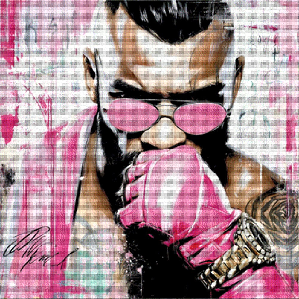 Sir Pink - Diamond Painting