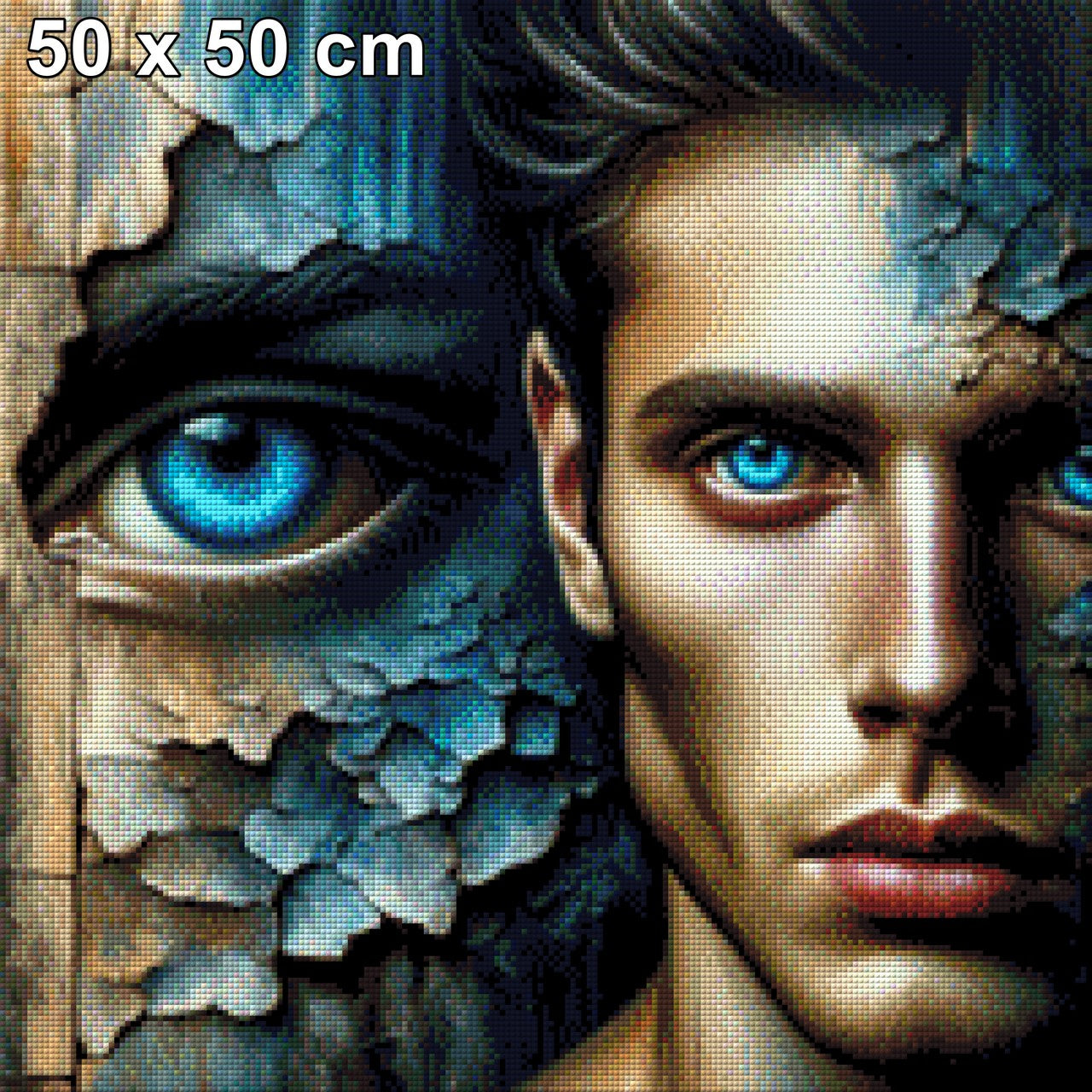 Mann Abstrakt - Diamond Painting