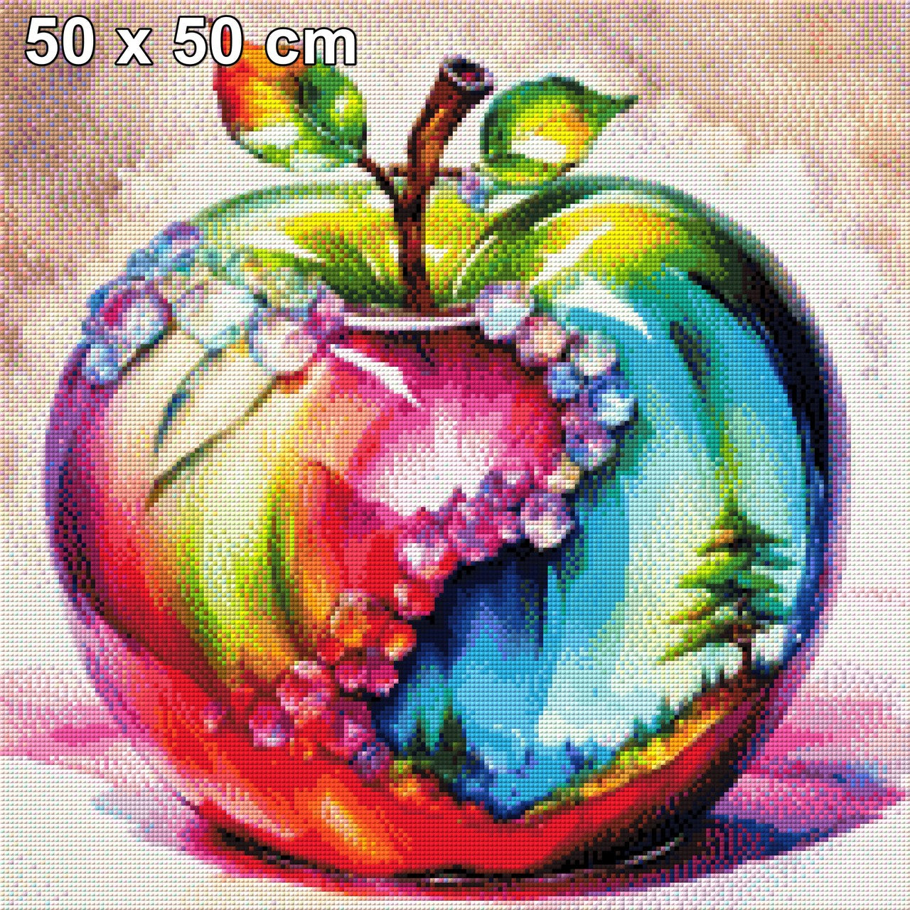 Bunter Apfel - Diamond Painting