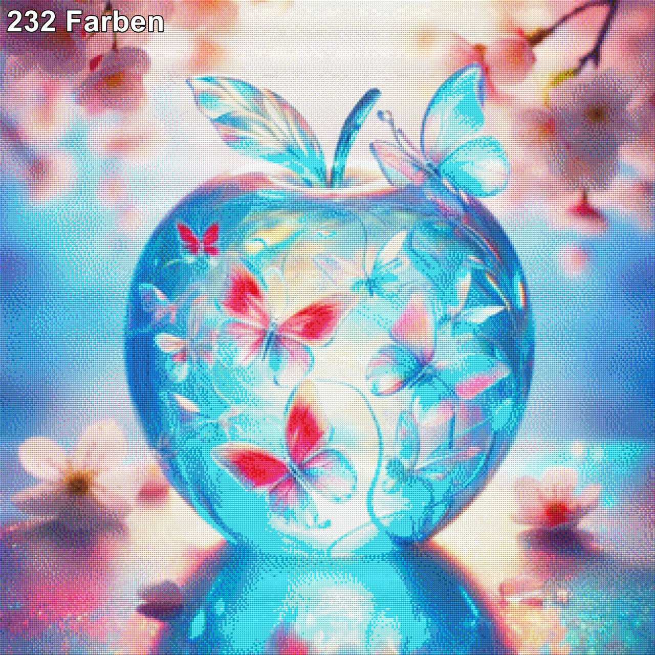 Butterfly Apple - Diamond Painting