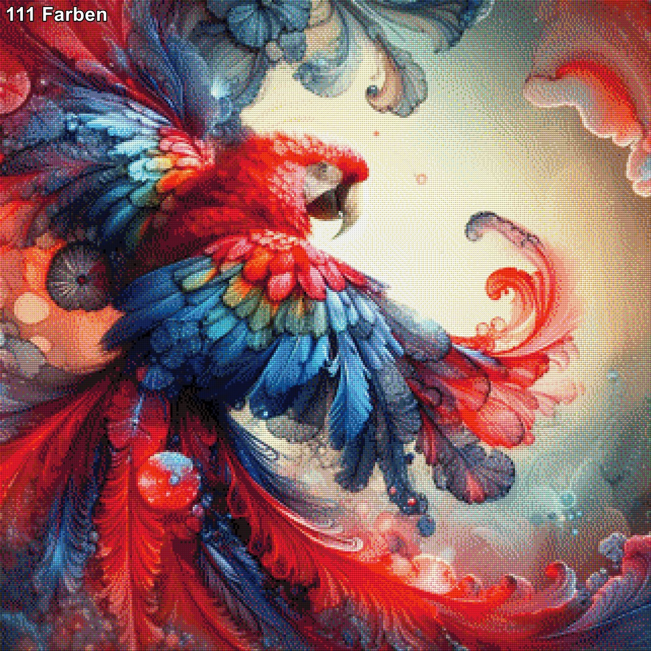 Ara Aquarell - Diamond Painting