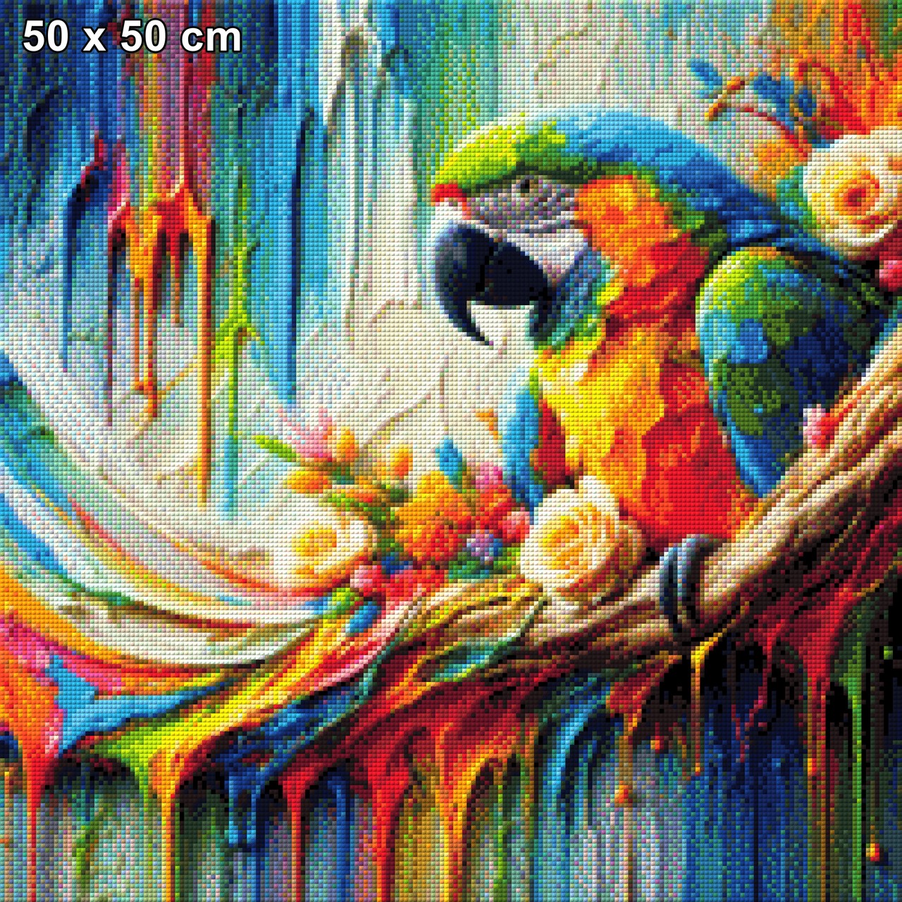 Papagei Bunt - Diamond Painting