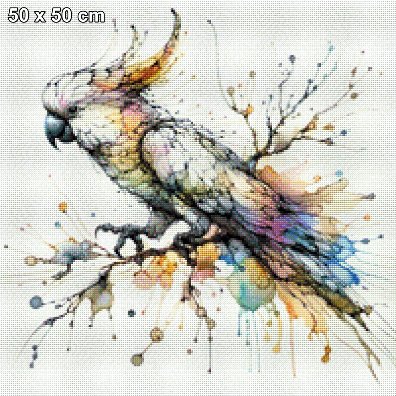 Papagei Aquarell - Diamond Painting
