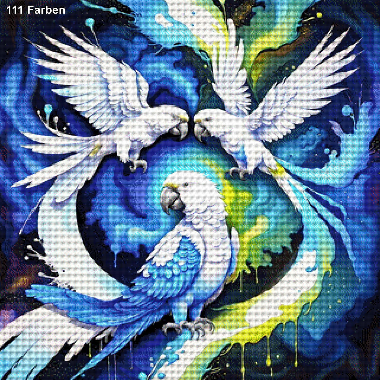 Papageienkreis - Diamond Painting