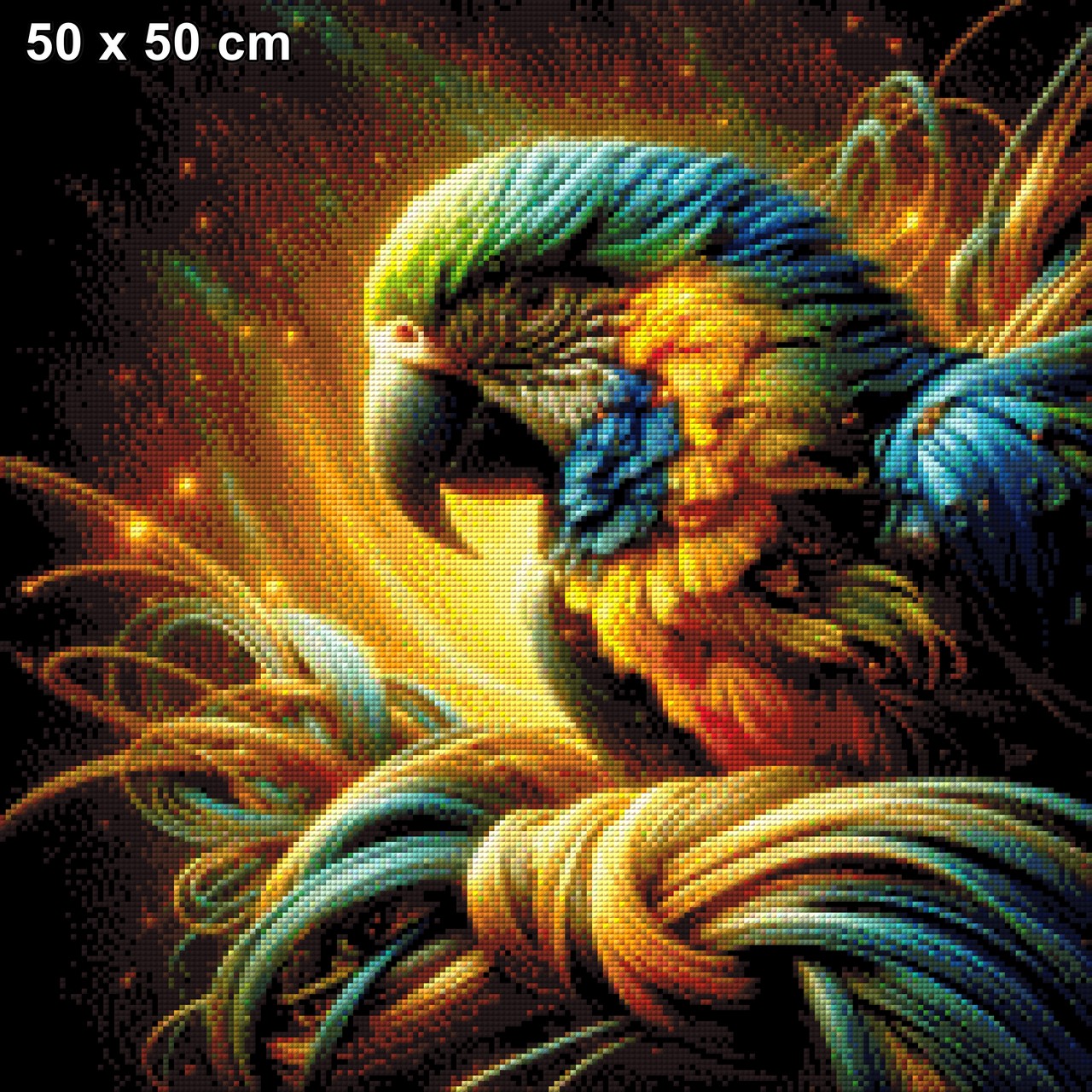Papagei im Nest - Diamond Painting