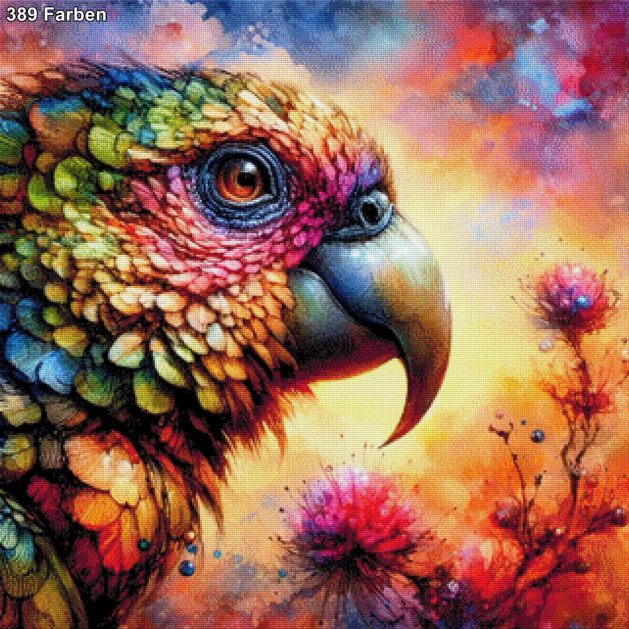 Vogel der Hoffnung - Diamond Painting