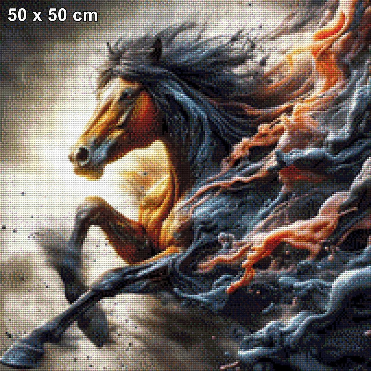 Braunes Pferd - Diamond Painting