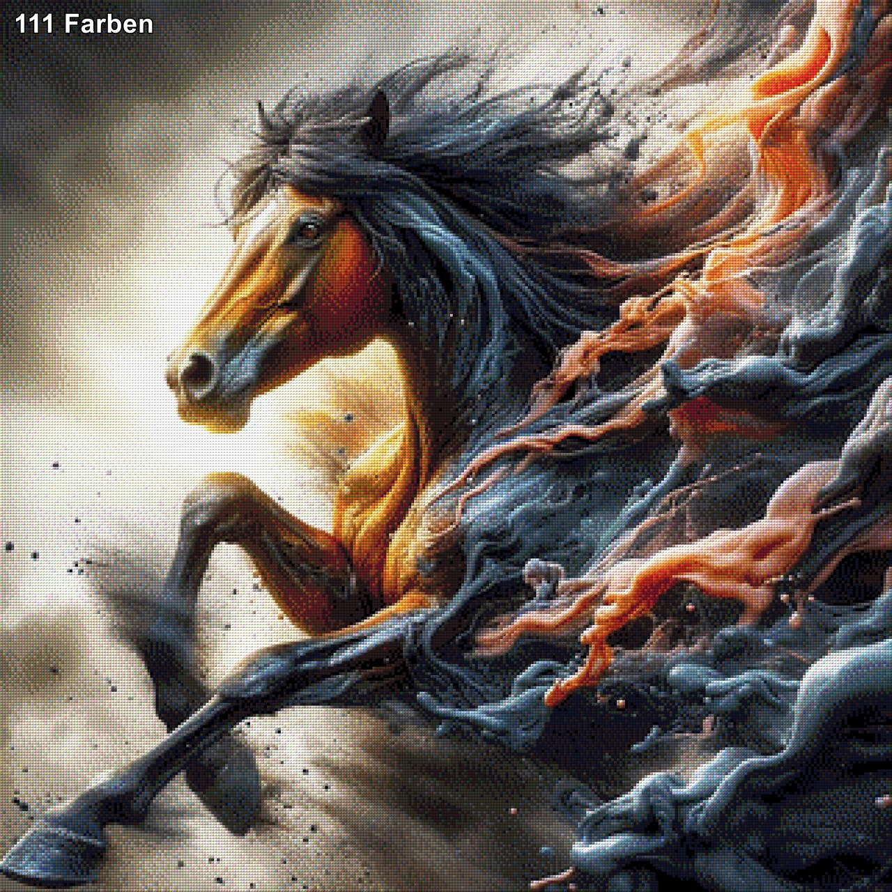 Braunes Pferd - Diamond Painting