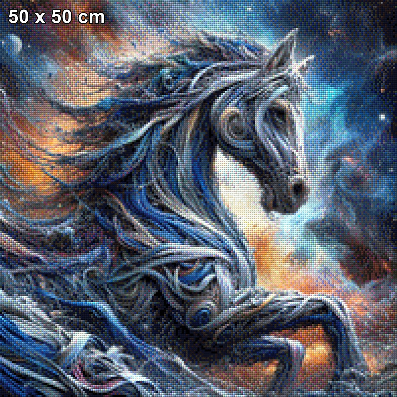 Pferd aus Bändern - Diamond Painting