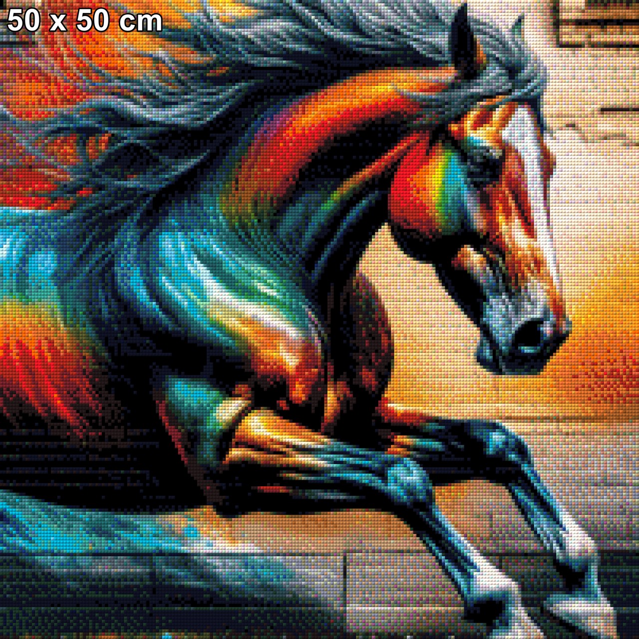 Streetart Mustang - Diamond Painting