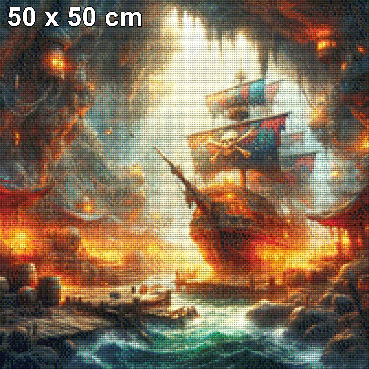 Piratenschiff - Diamond Painting