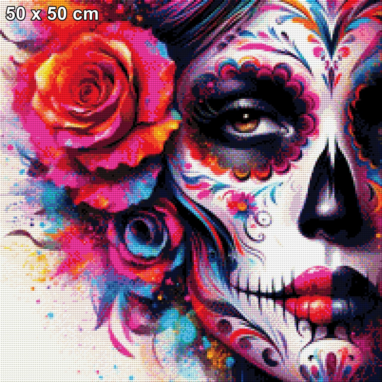 Maria Dia de los Muertos - Diamond Painting