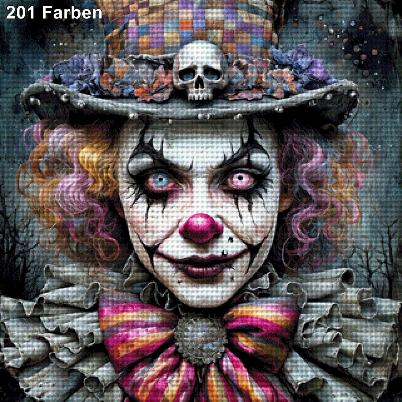 Clown der Finsternis - Diamond Painting